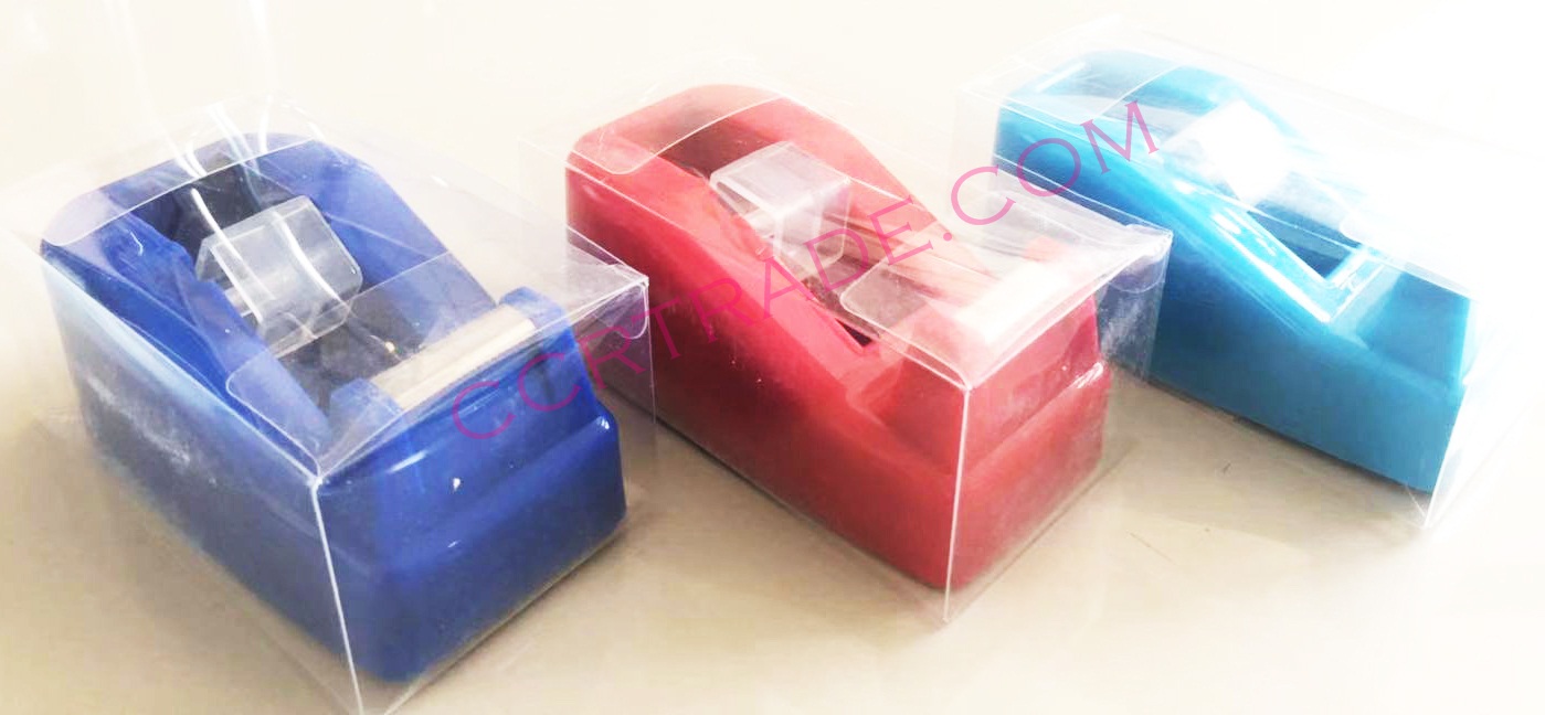 แท่นตัดสก็อตสีสดกล่องใส 10 ซม.