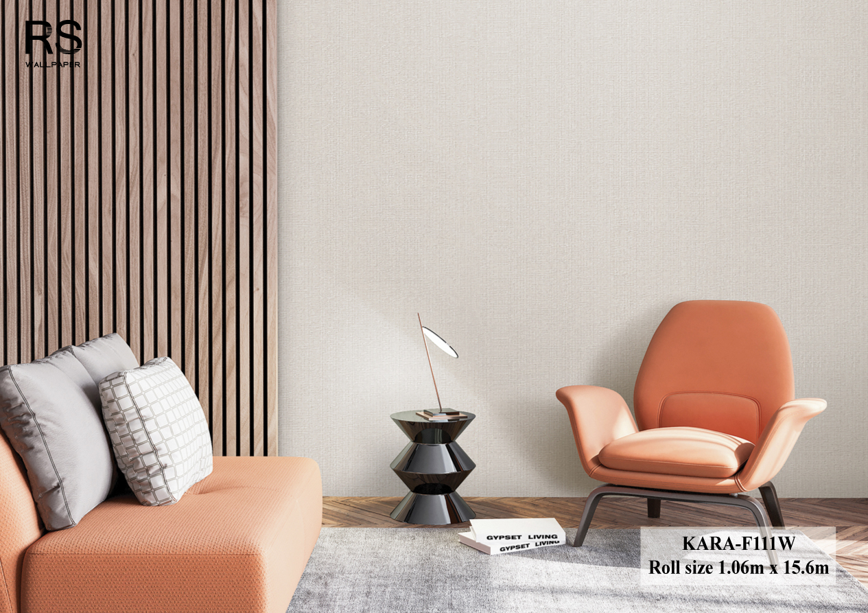 วอลเปเปอร์ สีน้ำตาล KARA-F111W