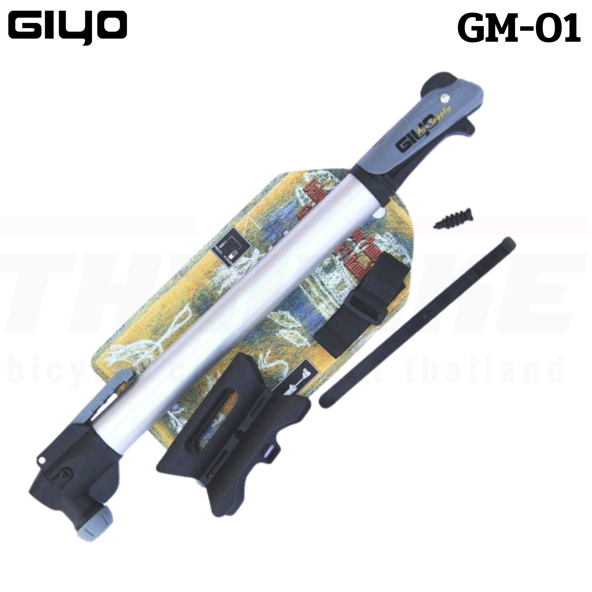 สูบจักรยานแบบพกพา GIYO GM-01 AV/FV MTB Portable Bicycle Pump Mini Bike