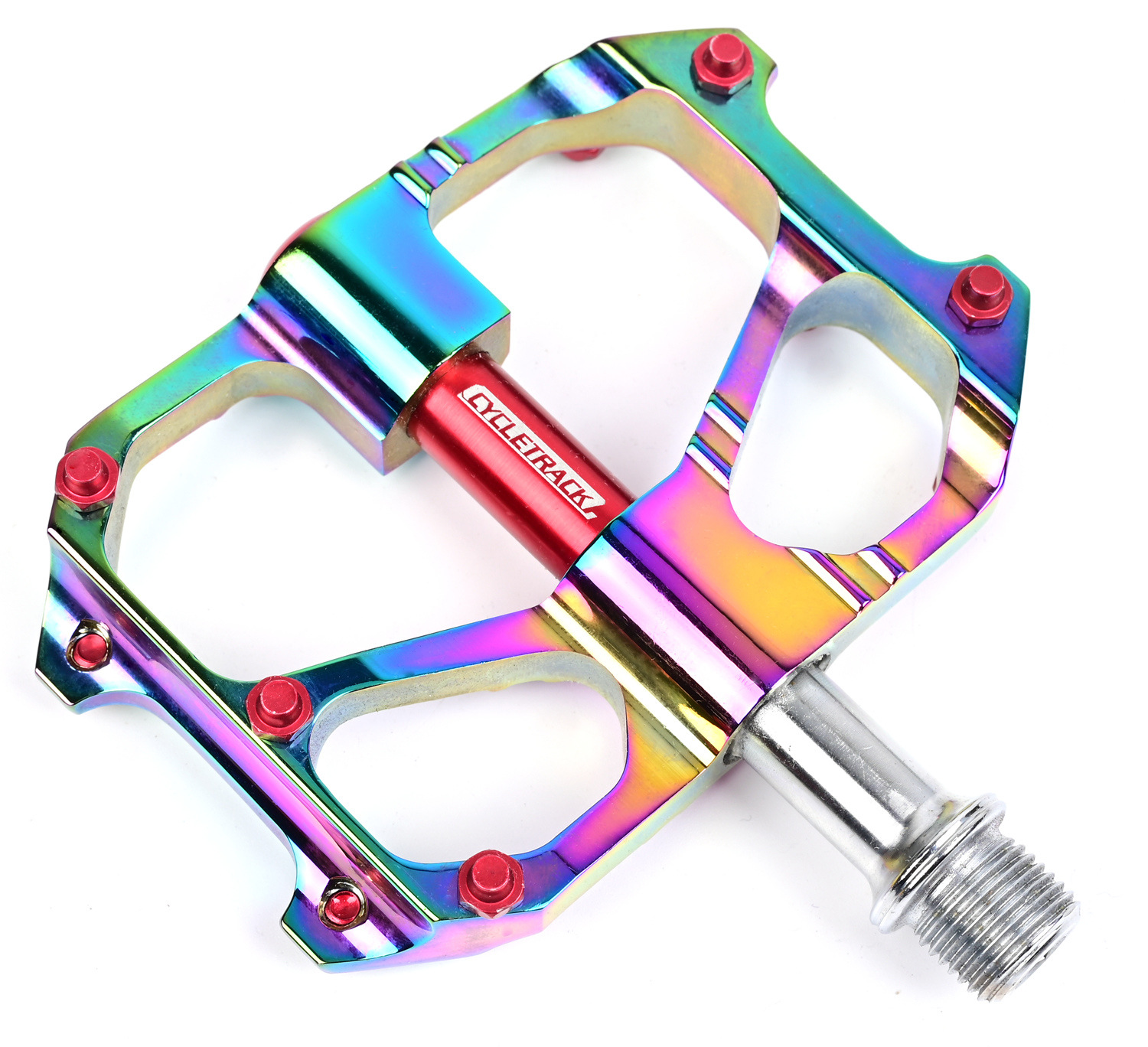 บันไดจักรยาน สีรุ้ง CK K11 mountain bike pedal plating color pedal road bike folding bike pedal 260g