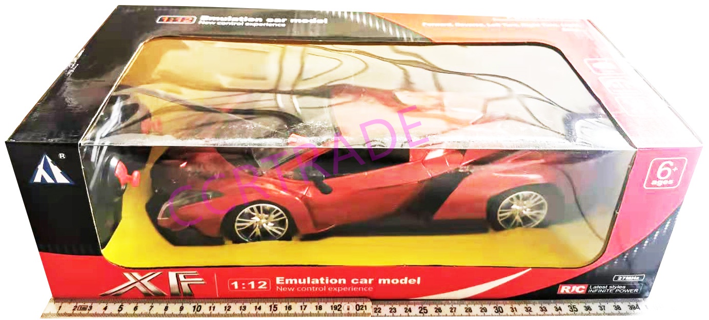 รถแลมโบกีนี่จัมโบ้บังคับ+ถ่านชาร์ท มีไฟหน้าไฟท้ายกล่อง 20x41 ซม.(1x3)