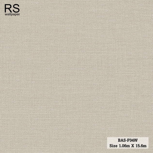 วอลเปเปอร์ สีน้ำตาลอ่อน BAS-F04W