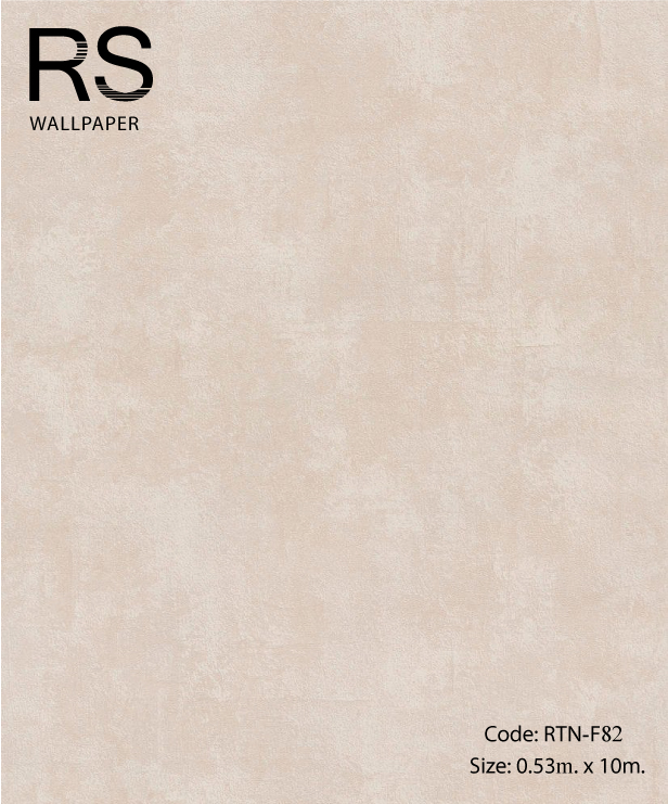 วอลเปเปอร์ลายสนิมเหล็กสีครีมเนื้อ RTN-F82