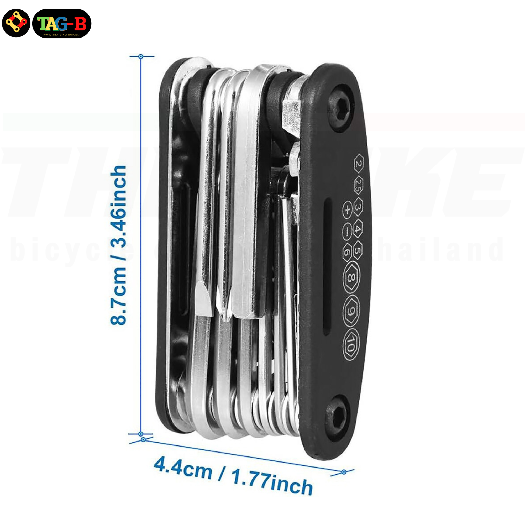 งานดี เครื่องมือเอนกประสงค์ สำหรับซ่อมจักรยาน THAIBIKE เครื่องมือพกพา