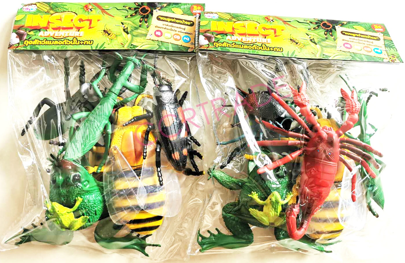 ชุดเรียนรู้โลกแมลงผึ้งยักษ์ 7 ชิ้นถุง PVC 24.5 ซม.(1x3)