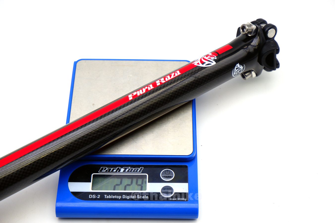 หลักอานจักรยานแบบตรงฟูลคาร์บอน PURA RAZA