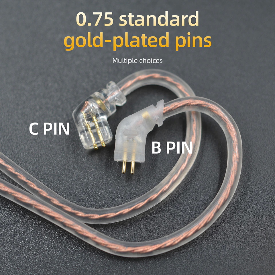 ขาย KZ New Copper สายอัพเกรดหูฟัง OFC Flat รุ่นล่าสุด