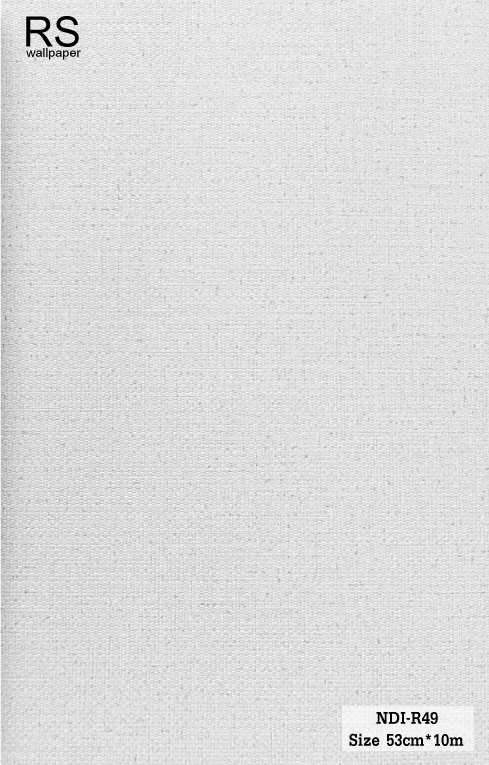 วอลเปเปอร์ ลายผ้า สีครีมขาว มีกลิตเตอร์ NDI-R49