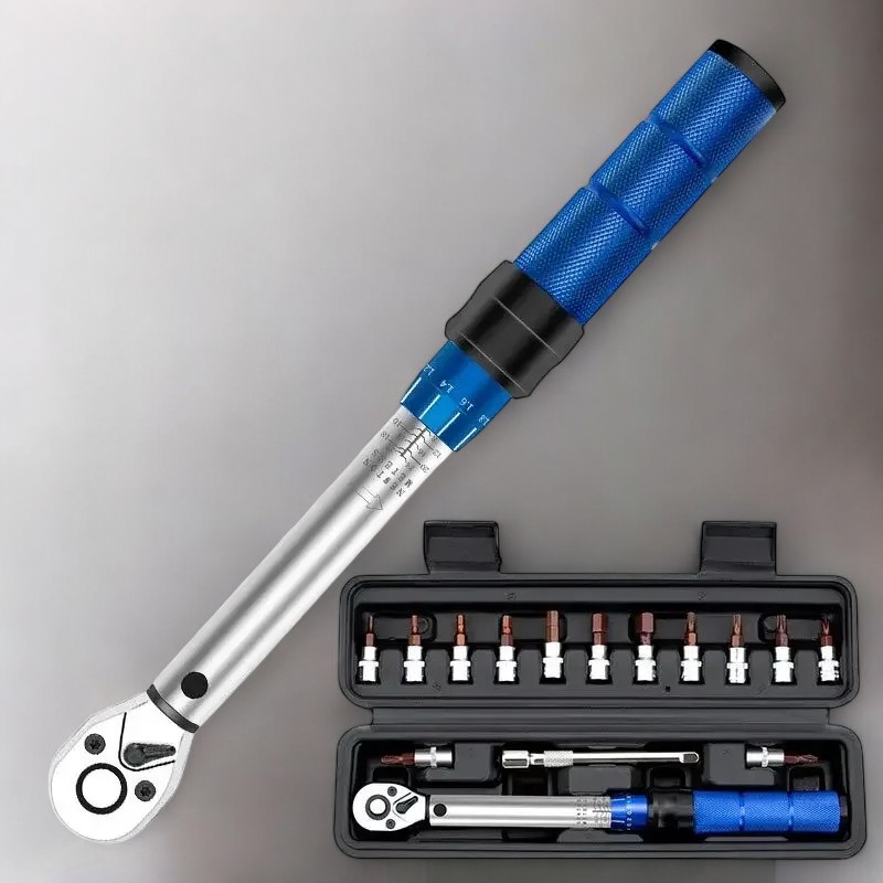 ครบชุดพร้อมใช้งาน! ชุดประแจปอนด์จักรยาน 15 ชิ้น ปรับแรงบิดได้ 2–24Nm