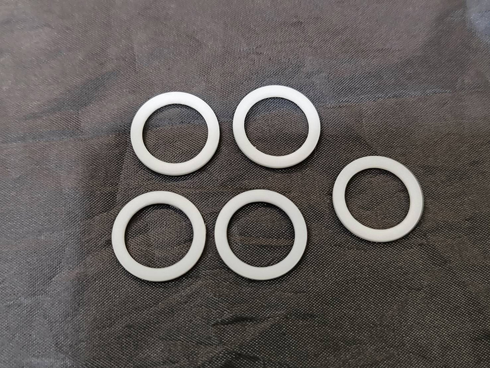 5ชิ้น:ชุด ปะเก็น ซีล แหวนปะเก็น เทฟลอน PTFE/Teflon ขนาด OD:17,ID:13,หนา 1.25mm.