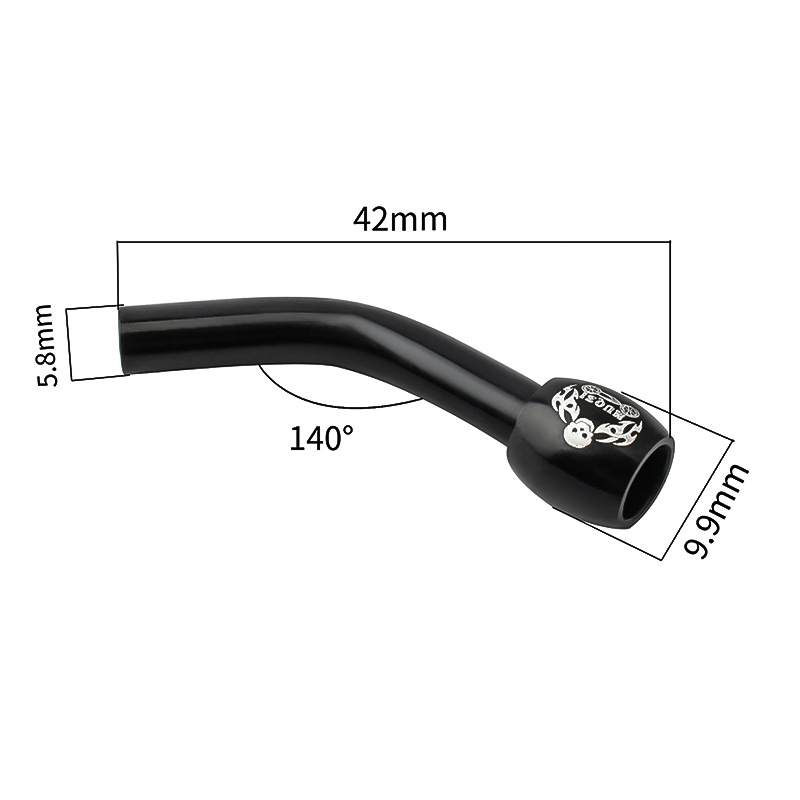 หัวต่อสายเกียร์เข้าตีนผีจักรยานกันสายเกียร์หัก MUQZI rear dial line tail bend aluminum alloy