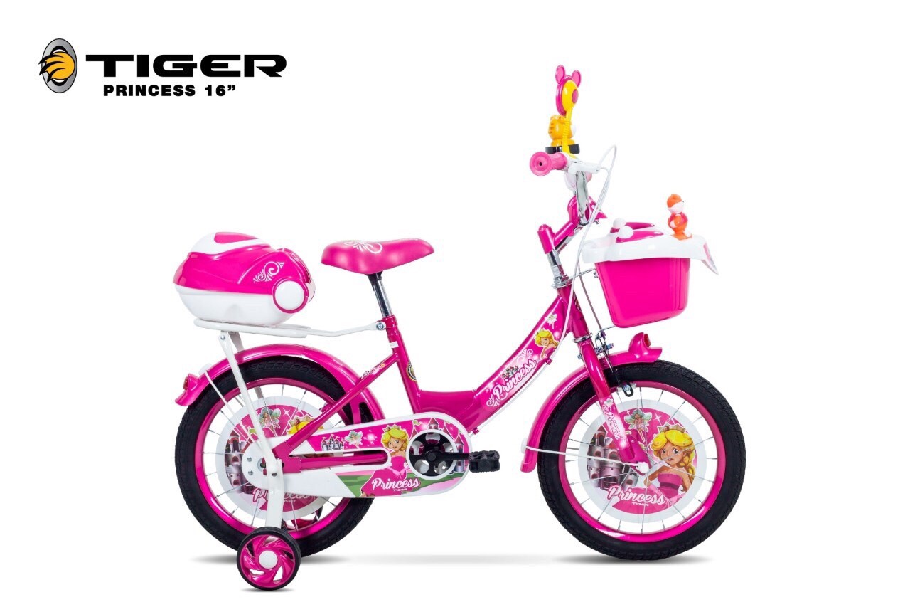 TIGER : KID 16" จักรยานเด็ก 16" ลายการ์ตูนเด็กผู้ชายและเด็กผู้หญิง