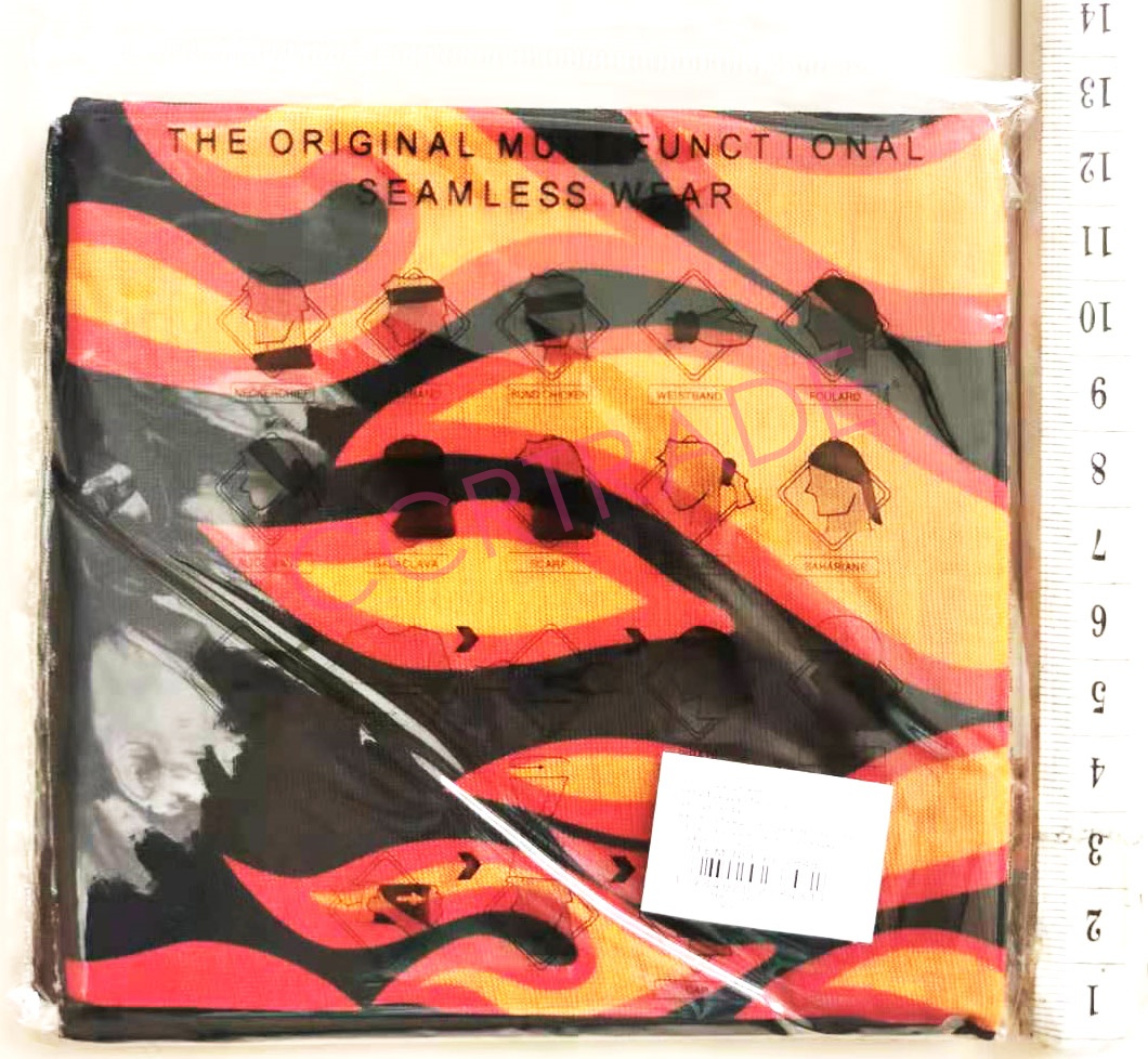 ผ้าบัฟออกกำลังกาย(ลายใหม่)24x49 ซม.