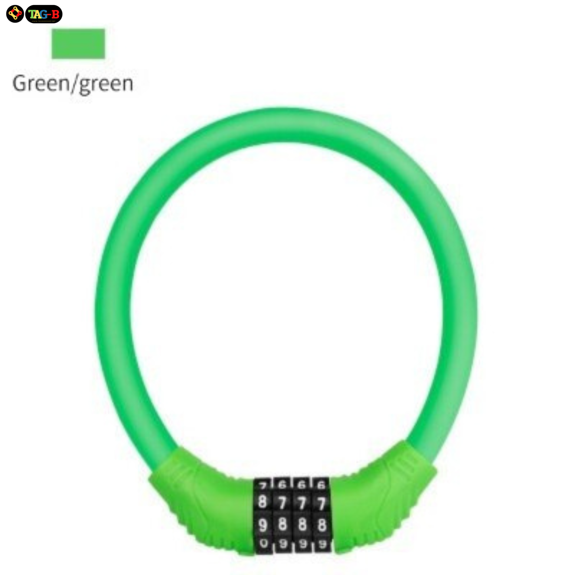 สายล็อคจักรยาน 4รหัส พกพาสะดวก Bicycle Locks 4 Digit Password