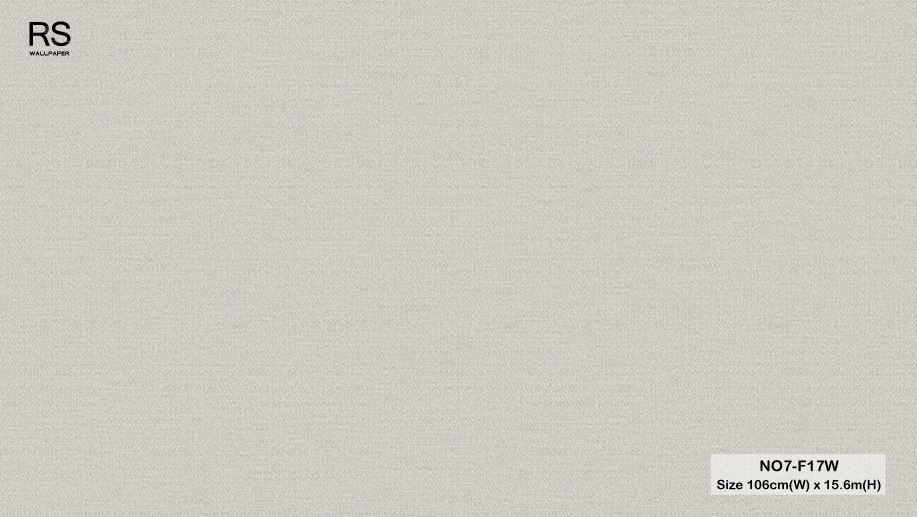วอลเปเปอร์ลายผ้า สีเทาอ่อนสว่าง NO7-F17W
