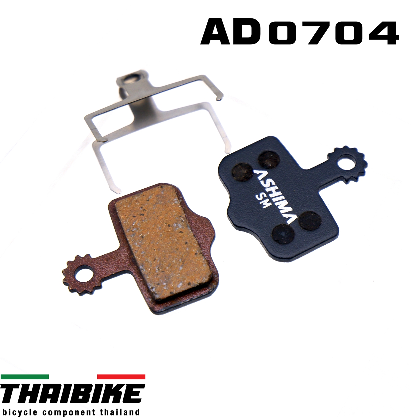 แผ่นยางดิสเบรคจักรยาน ASHIMA AD0106 AD0102 AD0704 AD0104