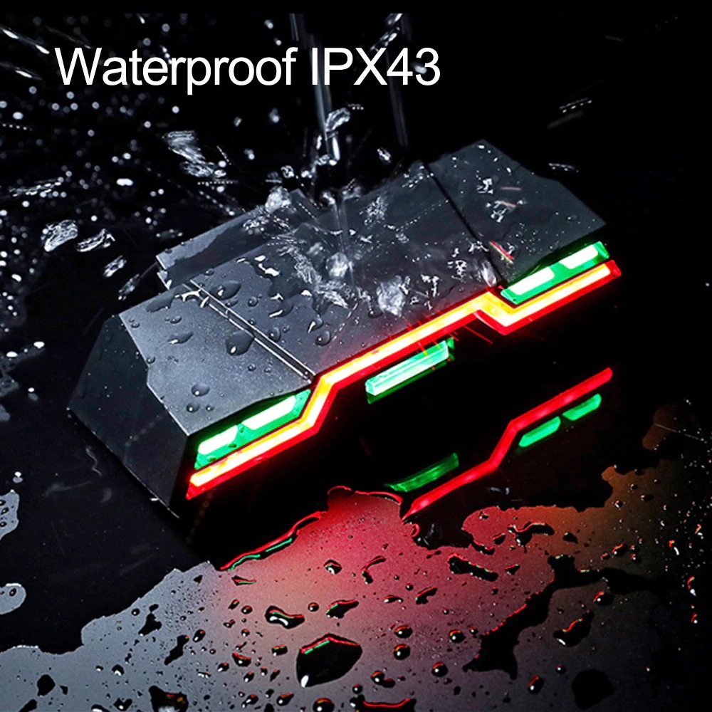 ไฟท้ายจักรยานแบบ THAIBIKE 30LED 6 โหมด สีสลับ