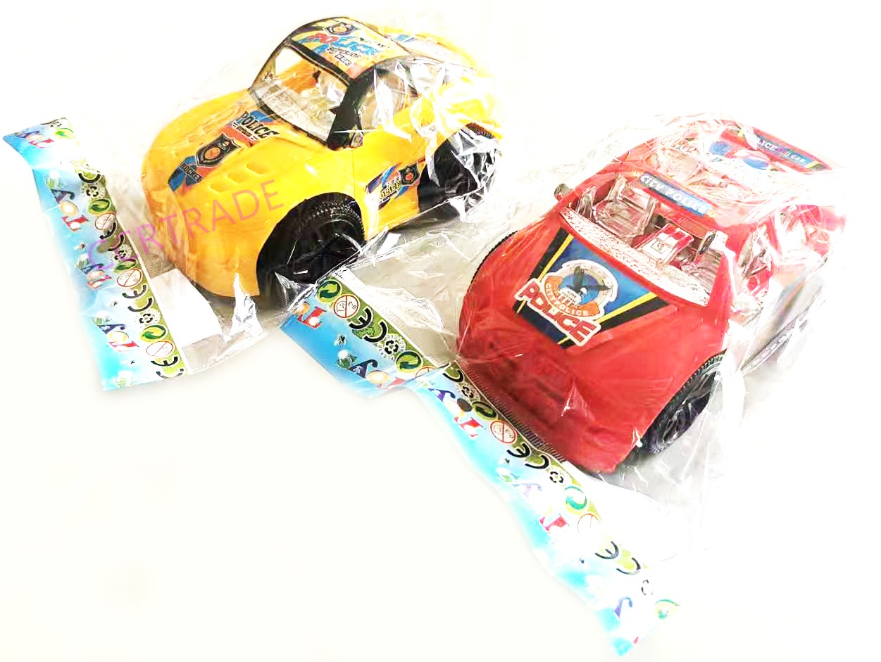 รถตำรวจสีสดเบาะเงา มีลานถุง 15.5 ซม.