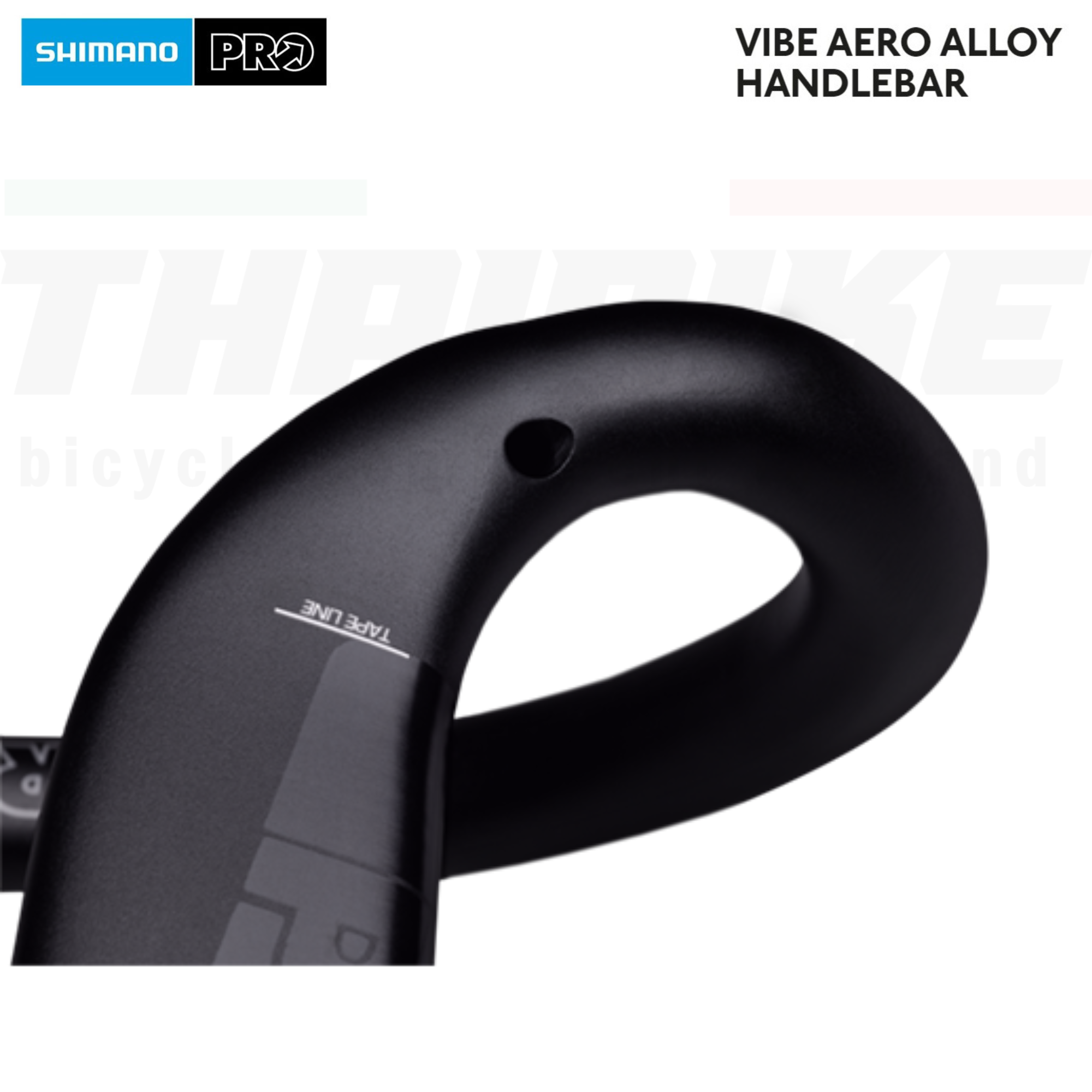 แฮนด์จักรยานเสือหมอบอลูมิเนียม SHIMANO PRO VIBE AERO