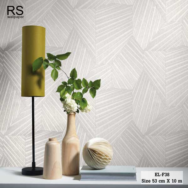 วอลเปเปอร์ สไตล์โมเดิร์น สีน้ำตาลอมเทา EL-F38