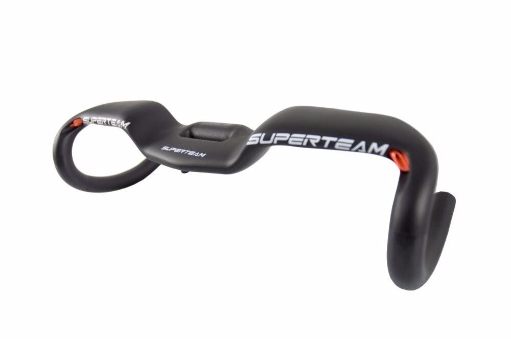 ของแท้ แฮนด์เสือหมอบคาร์บอน SUPERTEAM แฮนด์รถจักรยานคาร์บอน