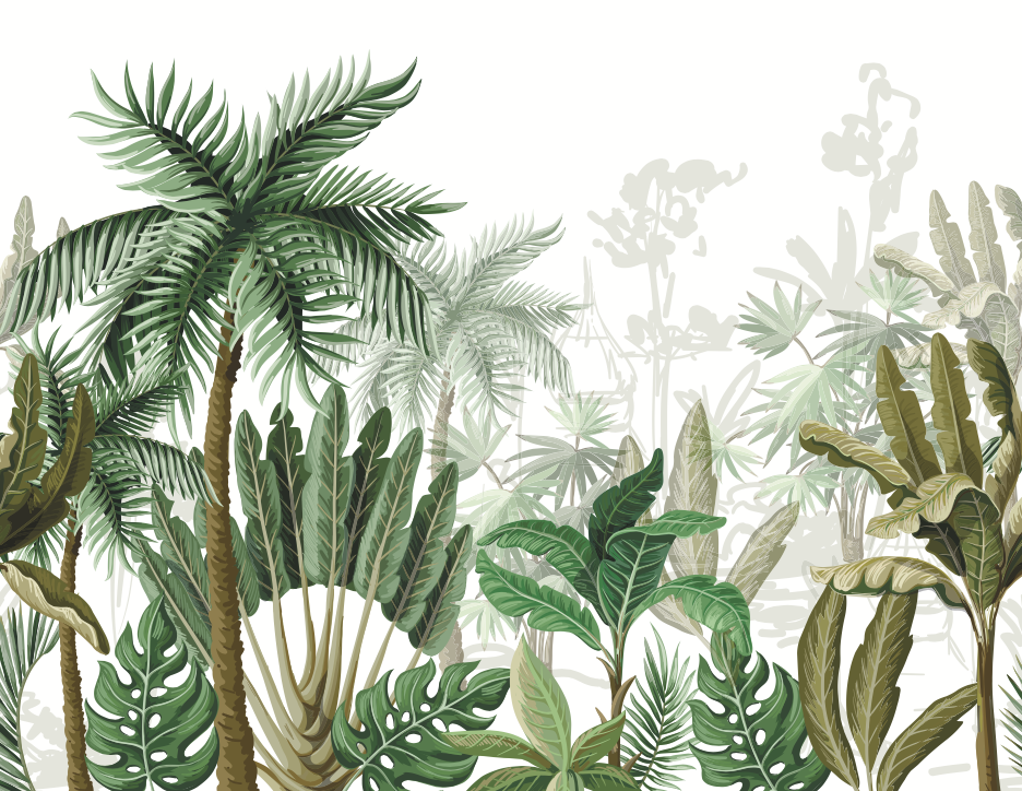 วอลเปเปอร์ภาพป่าเขตร้อน Tropical (สั่งผลิต)