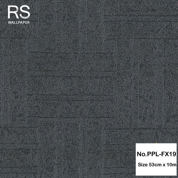 วอลเปเปอร์มีเทกเจอร์ สีดำ No.PPL-FX19