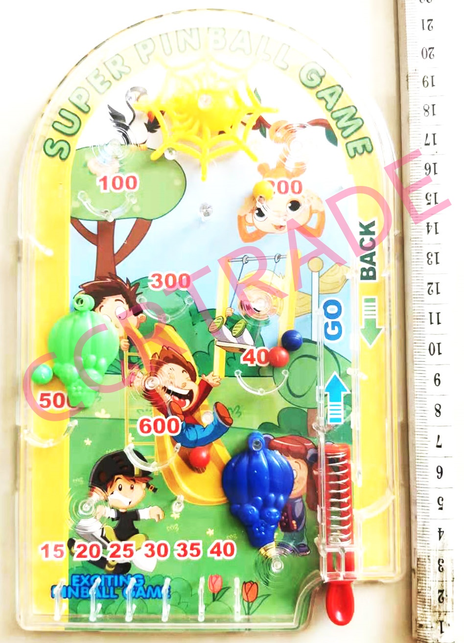 เกมส์พินบอลการ์ตูนกล่อง คละลาย 23 ซม.