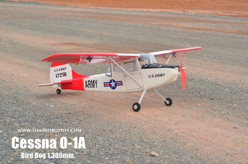 Cessna 0-1A Birddog US.ARMY 1,300MM. (ชุดPNP)