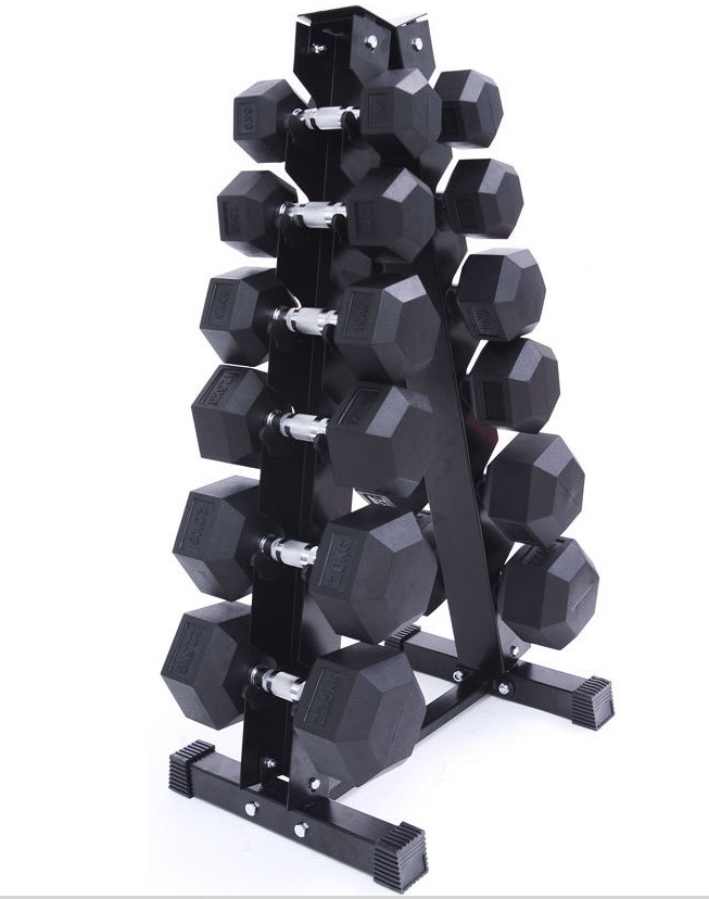 ชั้นวางดัมเบล ทรง A วางได้ 6 คู่