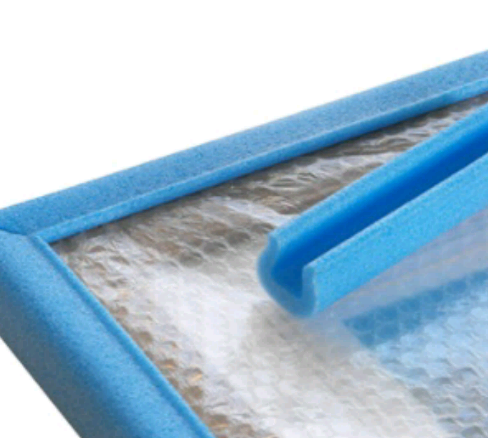 รางโฟมรูปตัวU(U profile)ใช้หุ้มขอบสิ่งของต่างๆเช่น กระเบื้อง กระจก บานประตู หน้าต่าง เฟอร์นิเจอร์ ๆลๆ