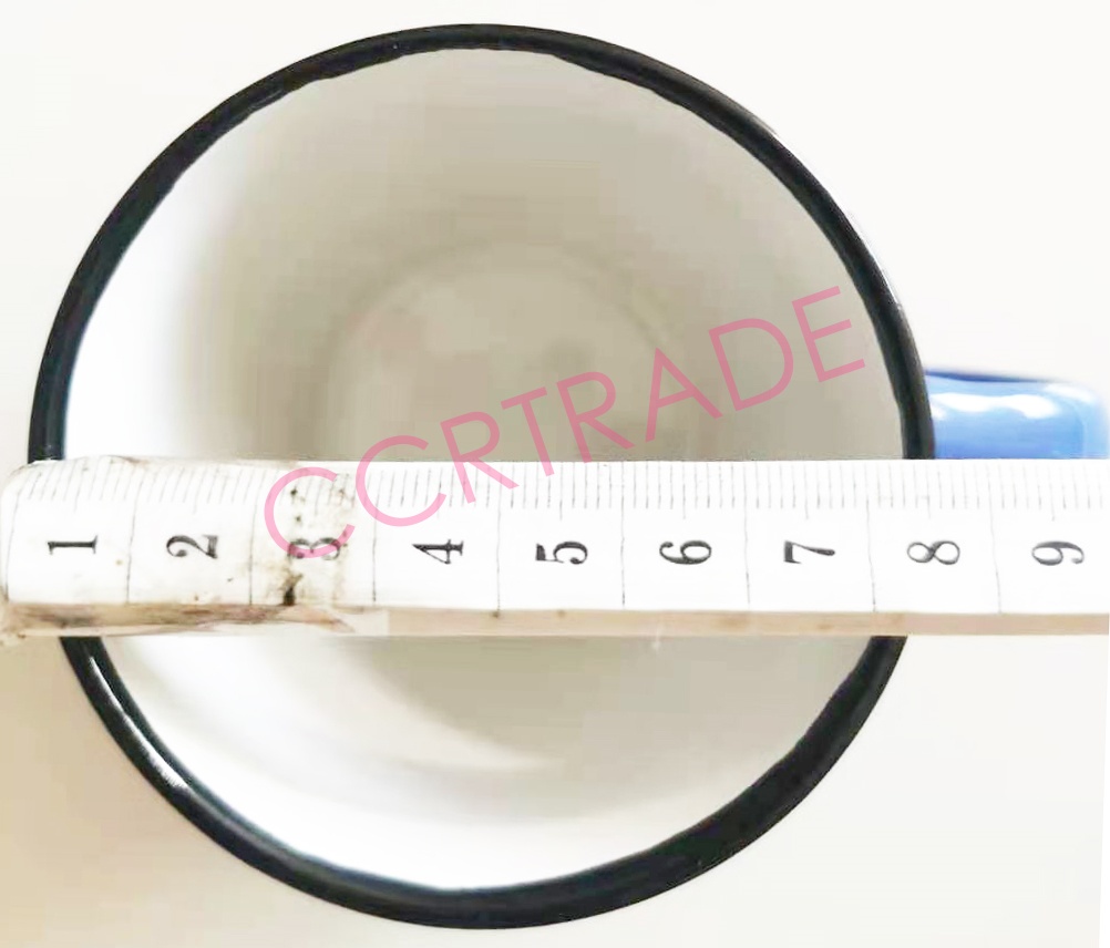 แก้วกระเบื้องทรงสูง มีหู Party 8x8.5 ซม.(งานหนา)