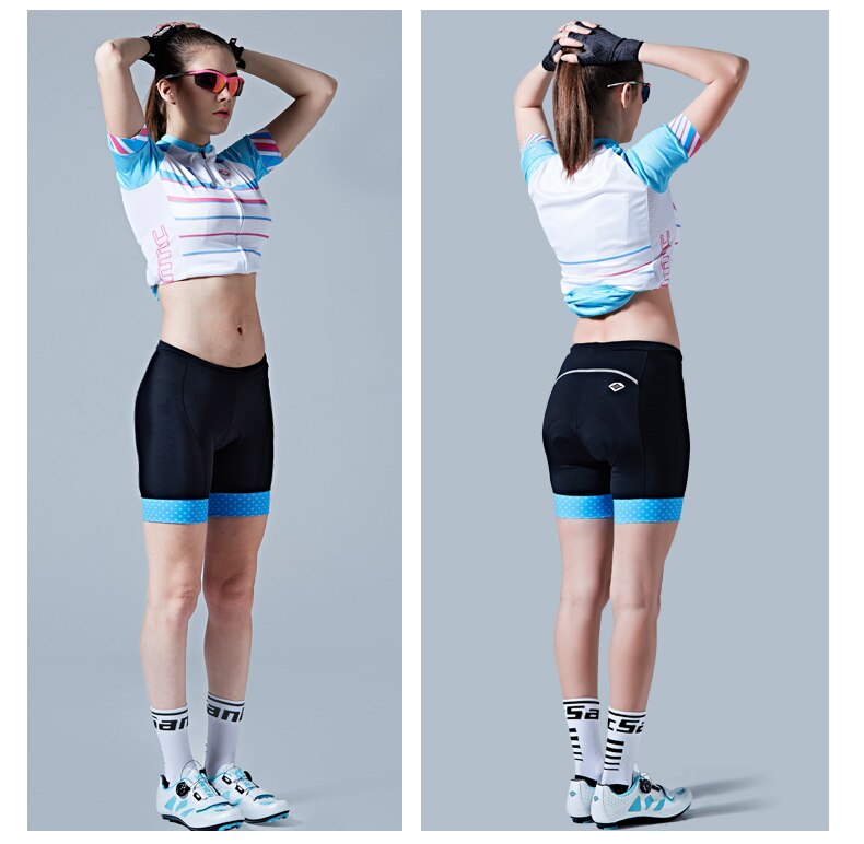 กางเกงปั่นจักรยาน SANTIC C05082 จักรยาน