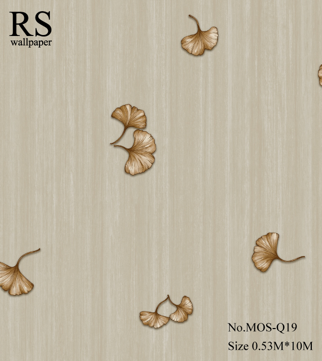 วอลเปเปอร์ลายใบไม้สไตล์วินเทจ คลาสสิค MOS-Q19
