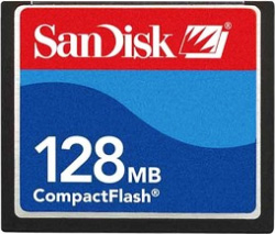 Sandisk CF Card 128Mb 20X