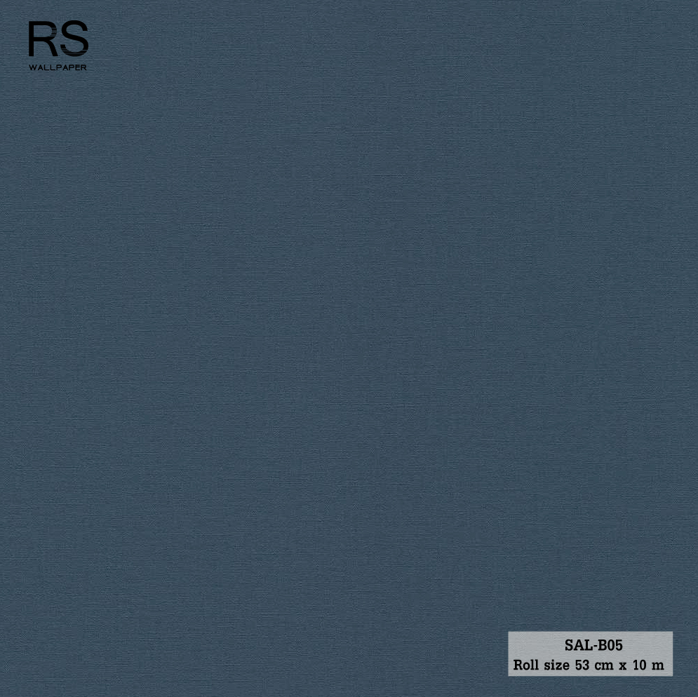 วอลเปเปอร์ลายผ้า สีน้ำเงิน SAL-B05