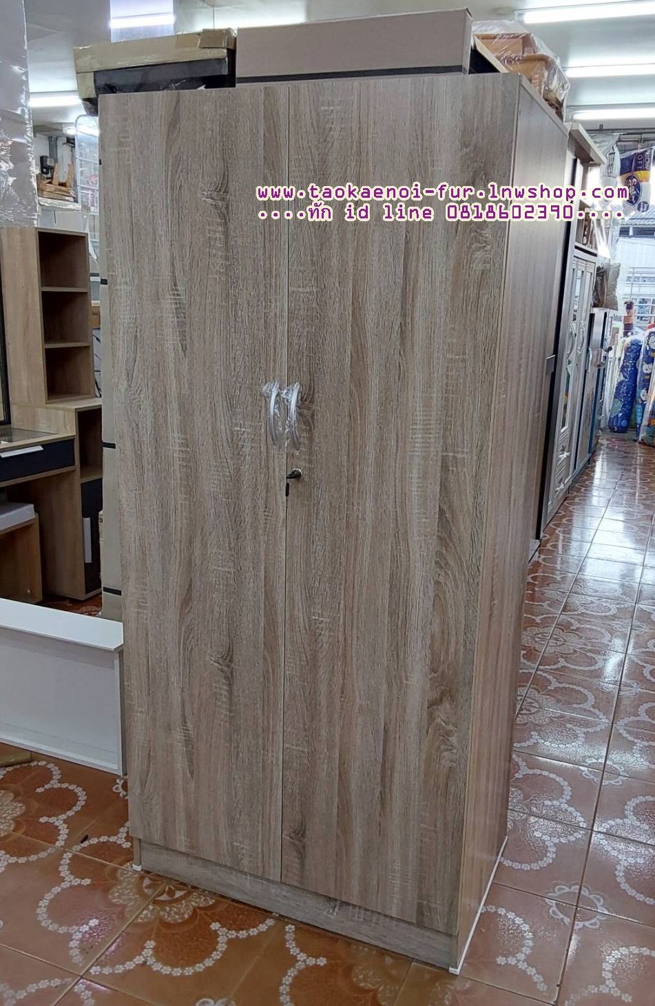 WR-80KM ตู้เสื้อผ้า 80 ซม.