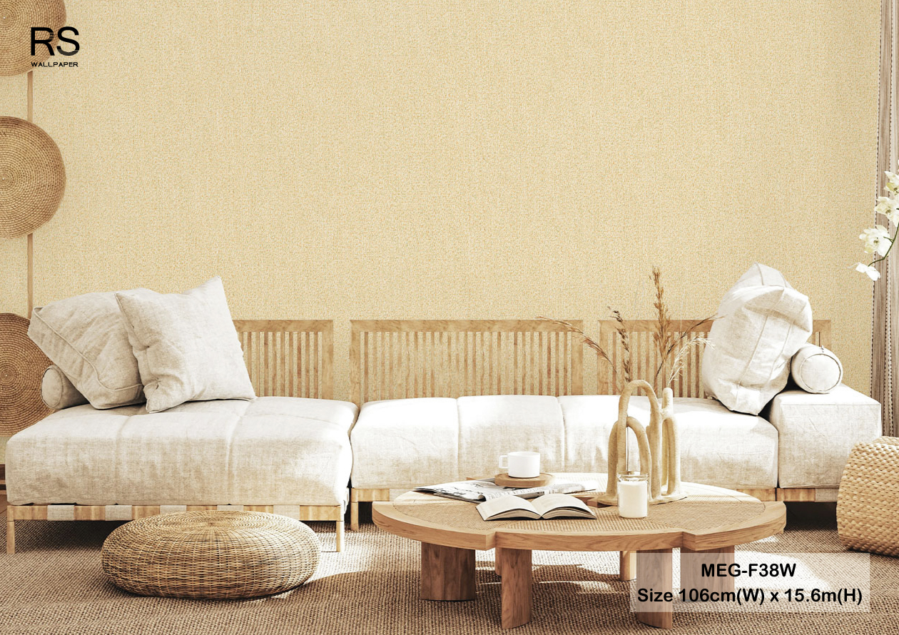 วอลเปเปอร์ สีเหลืองทอง MEG-F38W
