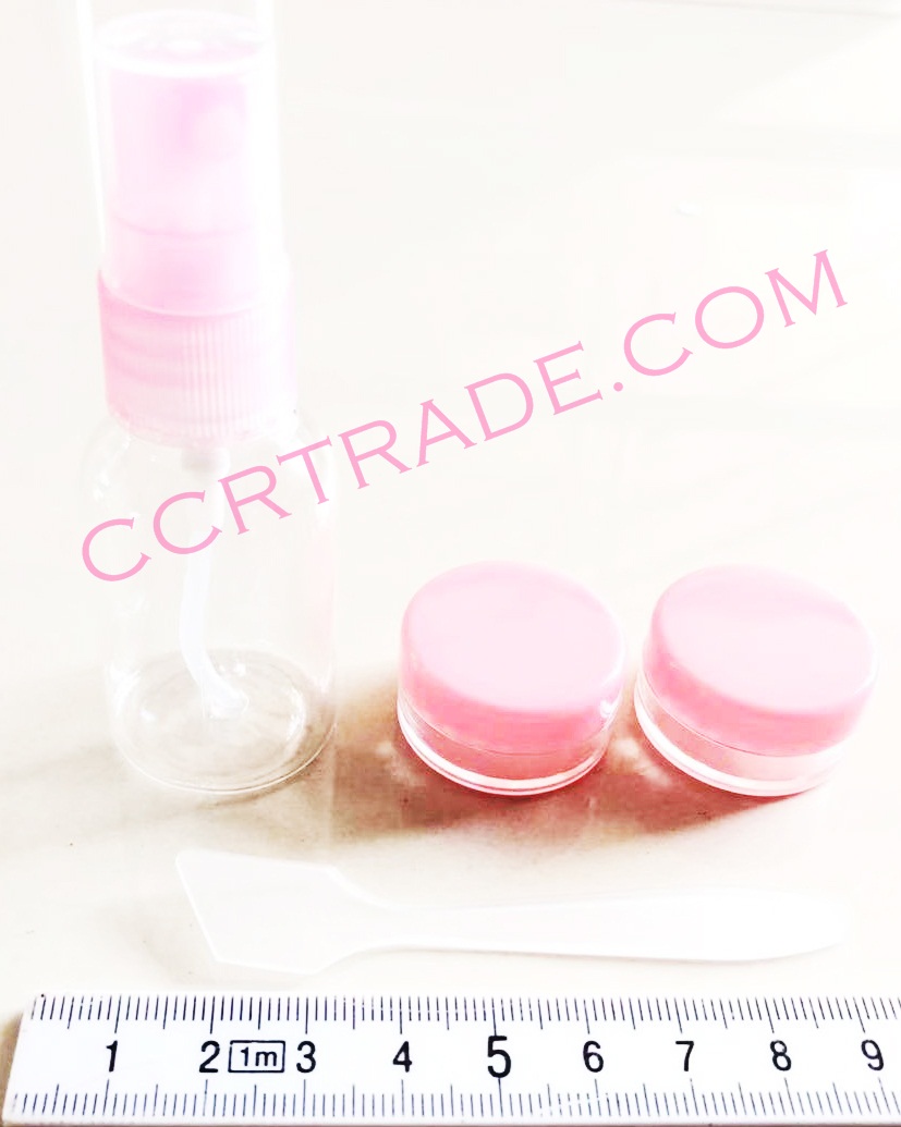 ขวดสเปร์ย+ตลับ 2 ชิ้น+ช้อนถุงการ์ตูน 15 ซม.