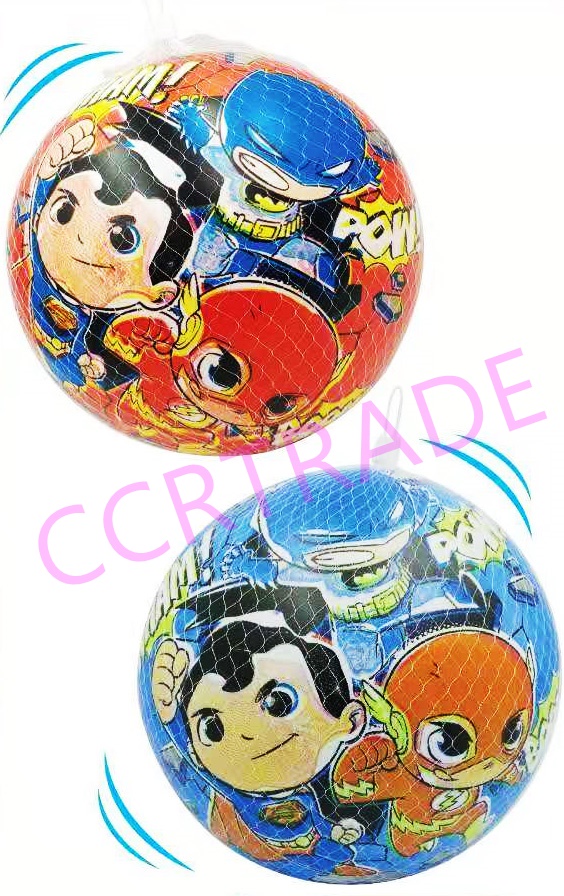 บอลเป่าลมฮีโร่ DC 9 นิ้วถุงตาข่าย(ลิขสิทธิ์แท้)