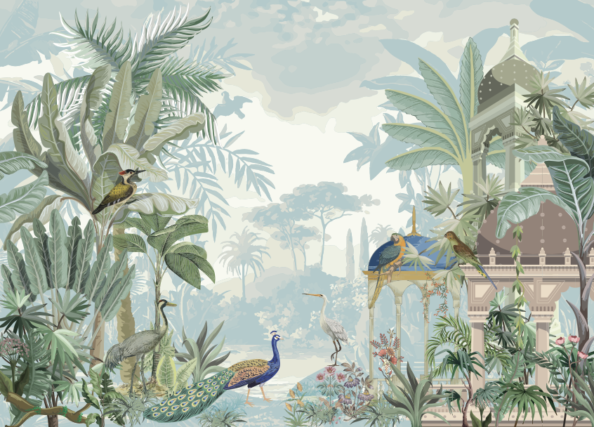 วอลเปเปอร์ภาพป่าเขตร้อน Tropical (สั่งผลิต)