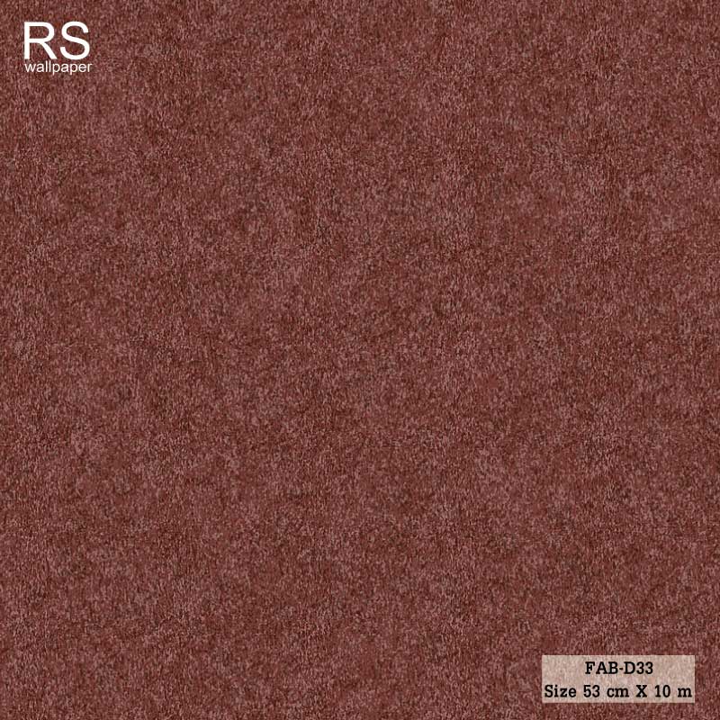 วอลเปเปอร์เทกเจอร์ผ้า สีแดงปนน้ำตาล FAB-D33