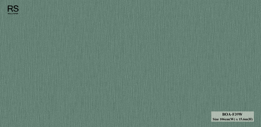 วอลเปเปอร์สีพื้นเขียว BOA-F39W