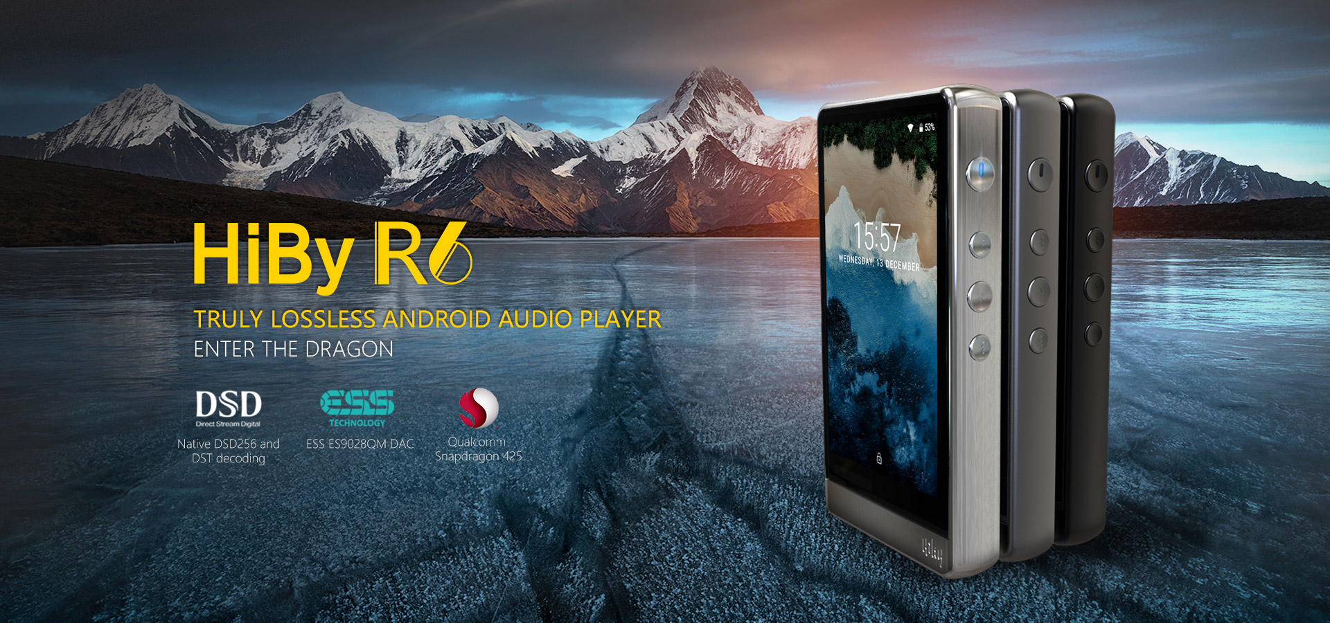 ขาย Hiby R6 สุดยอด Android DAP ระดับ Hi-Res รองรับ bluetooth , DSD