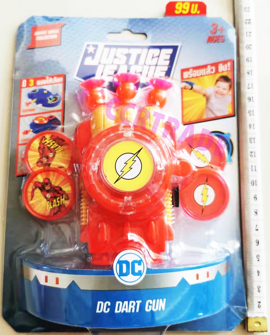 ข้อมือยิงกระสุนซุปเปอร์ฮีโร่ DC แผงครอบ 16x23 ซม.(ลิขสิทธิ์แท้)(1x3)