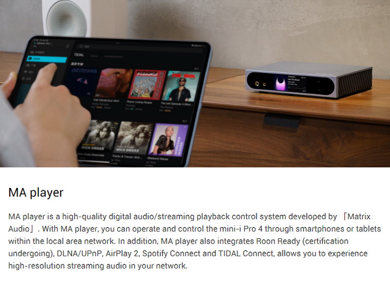 Matrix Audio Mini-i Pro 4 Music Streamer เครื่องเล่นเพลงเครือข่ายตั้งโต๊ะ รองรับ MQA ประกันศูนย์ไทย