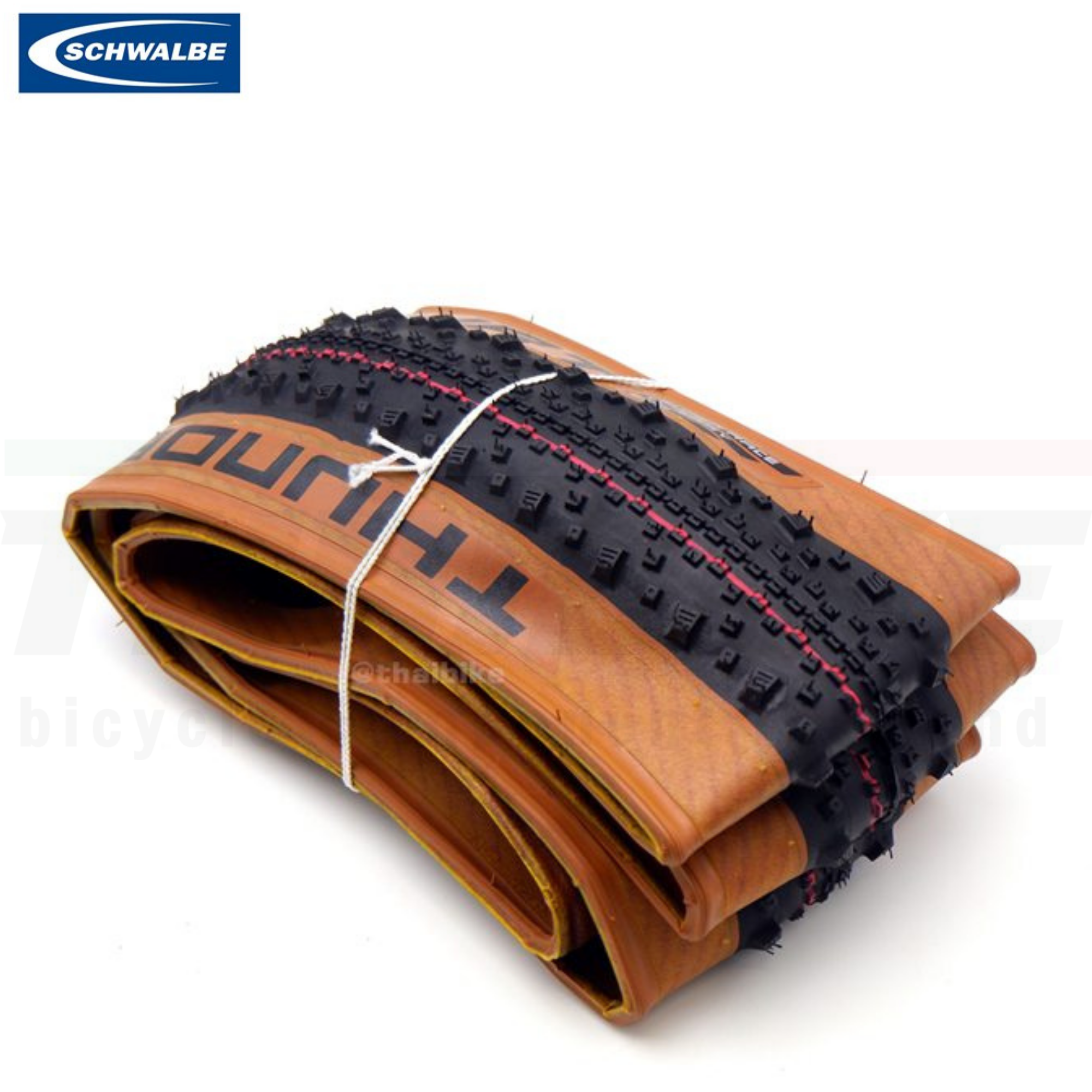 ยางนอกจักรยานเสือภูเขาขอบพับ Schwalbe Thunder Burt 29X2.1, 29X2.25 ขอบแก้ว