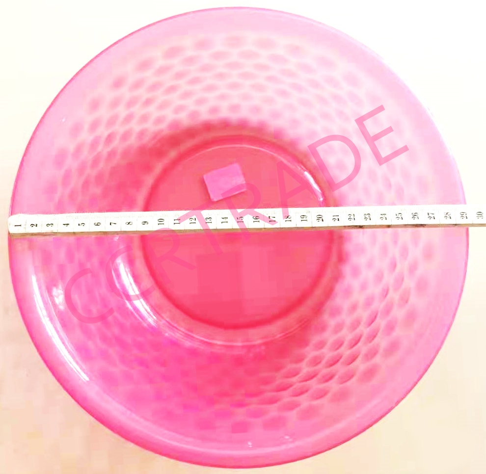 กะละมังล้างผัก สีใส 11x30 ซม.(งานหนา)