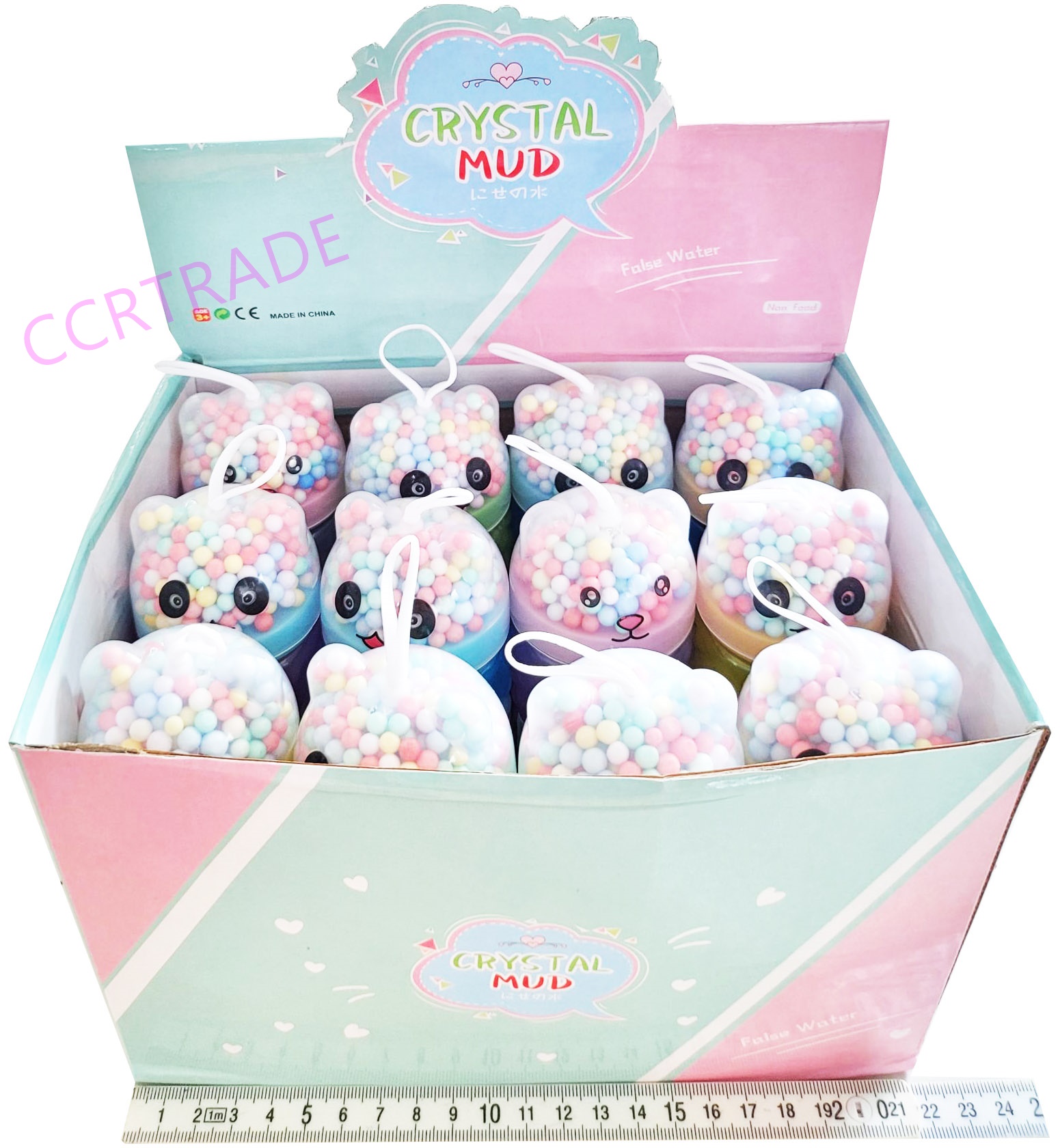 สไลม์แมวสีหวาน มีกลิ่นหอม 13.5 ซม.