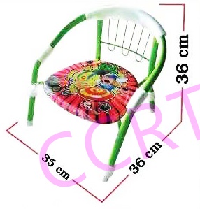 เก้าอี้เด็กมีพนักพิง มีเสียง ฮีโร่ใหม่ 35x36.5 ซม.(ลิขสิทธิ์แท้)(1x3)